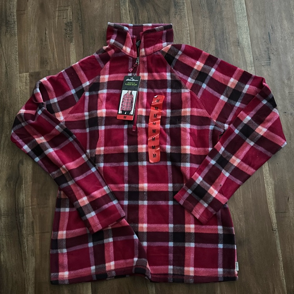New with tags! Eddie Bauer fleece pull over